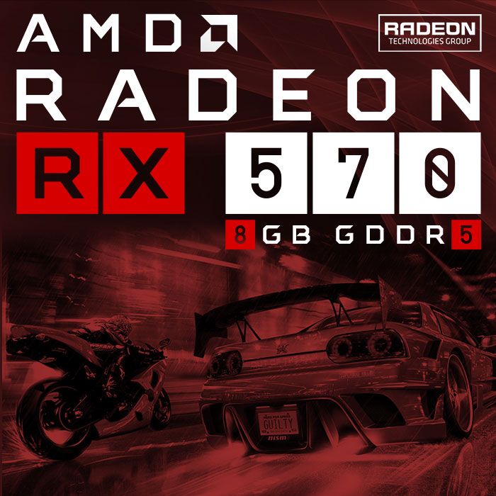 Видеокарта Radeon RX 570 8GB