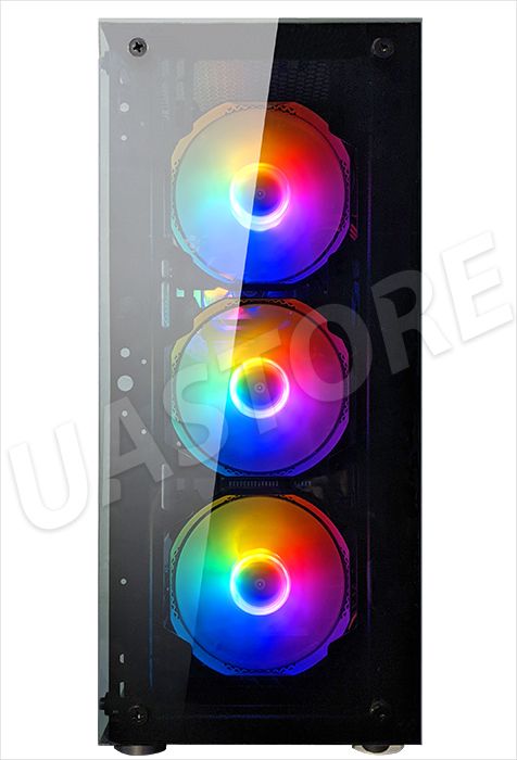 Игровой компьютер + Монитор 27" КРУЧЕ чем Intel i7 16 ПОТОКОВ 8 ЯДЕР + RX 580 8GB + 16GB + SSD M.2 512GB+Клавиатура +Мышка(ZEVS PC10360U)