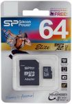 Карта памяти 64GB Silicon Power MicroSDHC 