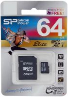 Карта памяти 64GB Silicon Power MicroSDHC 