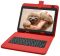  Универсальный Чехол с КЛАВИАТУРОЙ 10 RED (10.1, 9.7, 9.6) micro USB, РУССКИЕ БУКВЫ