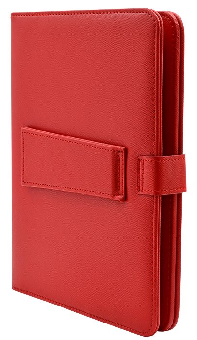  Универсальный Чехол с КЛАВИАТУРОЙ 10 RED (10.1, 9.7, 9.6) micro USB, РУССКИЕ БУКВЫ