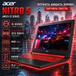 БУ ноутбук Acer Nitro 5 AN515-51 15.6'' FHD IPS i5-8300H GTX 1050Ti 4GB 8GB + 256GB SSD + 500GB HDD