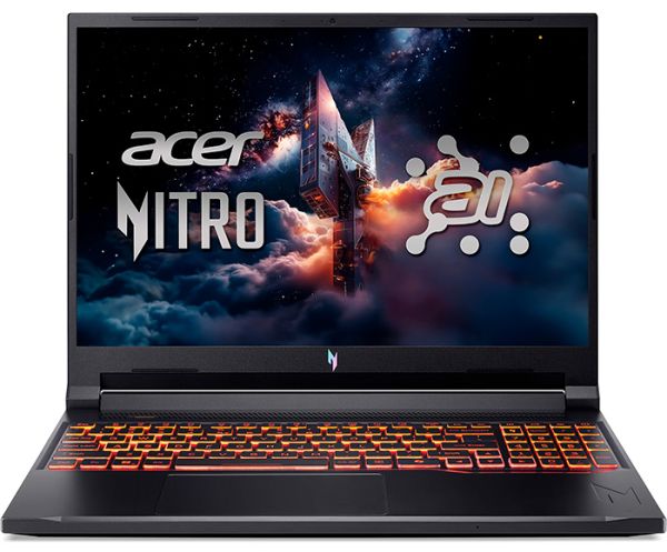 Новий ноутбук Acer Nitro V 16 AI ANV16-42 Shale Black 16" WUXGA IPS 180 Гц AMD Ryzen 5240 Nvidia RTX 3050 6GB 16GB DDR5 + SSD