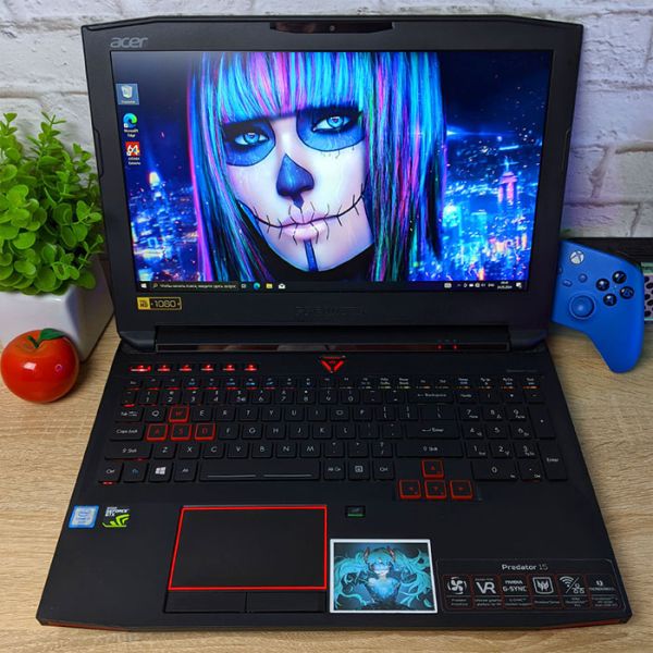 Крутий Потужний Ігровий ноутбук Acer Predator 15 G9-593 N15P3 15.6" i7 6700HQ Nvidia GTX 1060 6GB 16GB + SSD