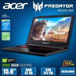 Крутий Потужний Ігровий ноутбук Acer Predator Helios 300 N17C1 15.6" 144Hz i7 8750H Nvidia GTX 1060 6GB 32GB 512GB SSD