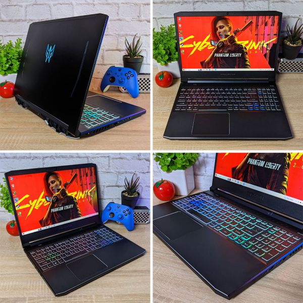 Крутий Потужний Ігровий ноутбук Acer Predator Helios 300 PH315-53 N20C3 15.6" 144Hz i7 10750H Nvidia RTX 2060 6GB 16GB +SSD