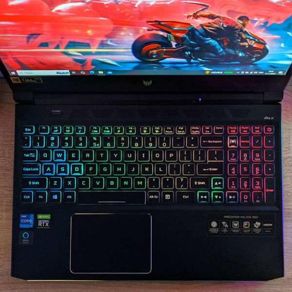 Крутий Потужний Ігровий ноутбук Acer Predator Helios 300 PH315-54 15.6" 144Hz i7 11800H Nvidia RTX 3060 6GB 16GB +SSD