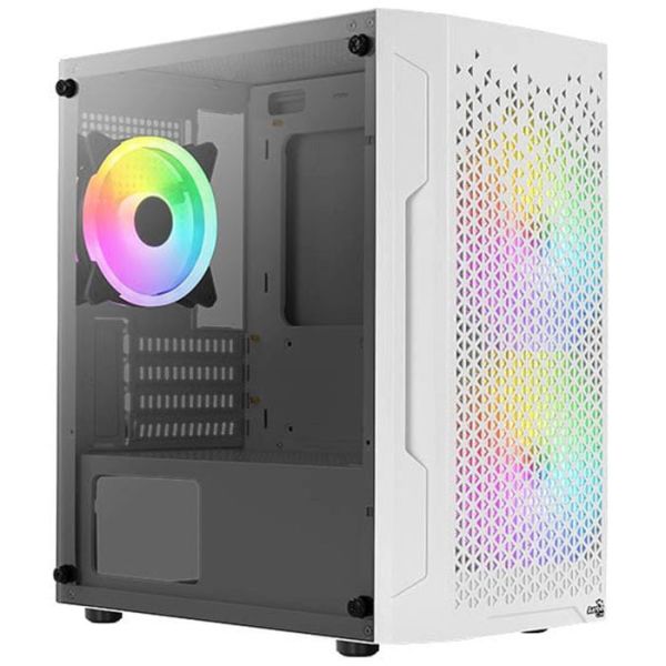 Корпус Aerocool Trinity Mini FRGB Tempered Glass без БП (ACCS-PV32033.21) White
