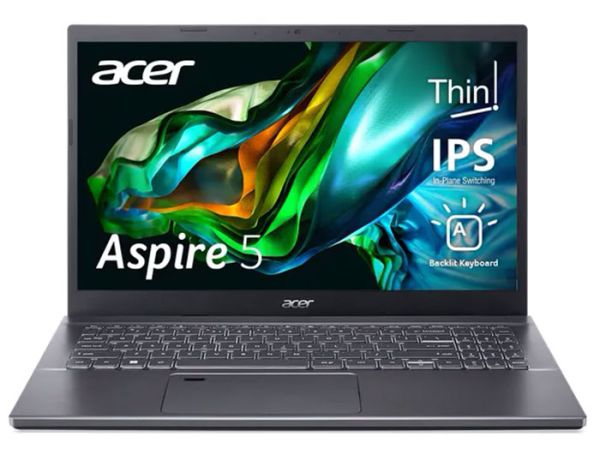 Потужний ноутбук Acer Aspire 5 A515-57 Steel Gray 15.6" i7 12650H 16GB + 512GB SSD