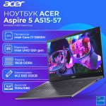 Потужний ноутбук Acer Aspire 5 A515-57 Steel Gray 15.6" i7 12650H 16GB + 512GB SSD