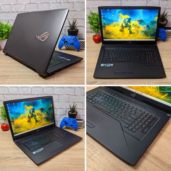 Потужний ноутбук Геймер Asus ROG Strix Scar GL703GM 17.3" i7 8750H Nvidia GTX 1060 6GB 16GB + SSD