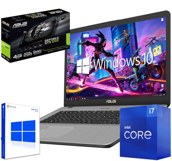 Мощный Игровой ноутбук Asus VivoBook 17 N705U 17.3" i7 8550U GTX 1050 16GB +SSD