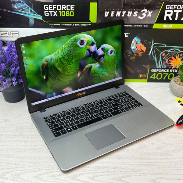 Мощный Игровой ноутбук Asus VivoBook 17 N705U 17.3" i7 8550U GTX 1050 16GB +SSD