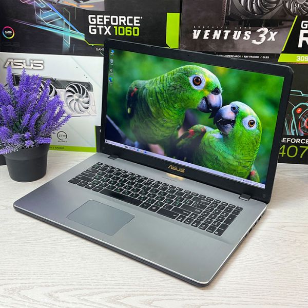 Мощный Игровой ноутбук Asus VivoBook 17 N705U 17.3" i7 8550U GTX 1050 16GB +SSD