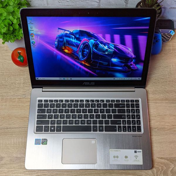 Потужний ноутбук Геймер ASUS VivoBook Pro N580V Silver 15.6" touch i7 7700HQ Nvidia GTX 1050 4GB 16GB + SSD