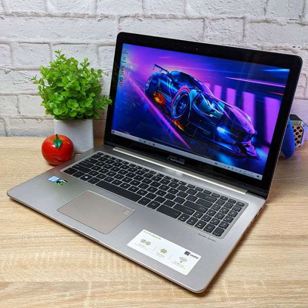 Потужний ноутбук Геймер ASUS VivoBook Pro N580V Silver 15.6" touch i7 7700HQ Nvidia GTX 1050 4GB 16GB + SSD