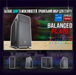Универсальный ПК "Balanced PC 470" | Radeon RX 470 4GB | Intel i7 2600 |SSD| Wi-Fi | WIN10
