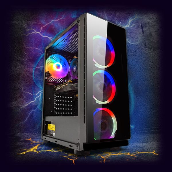 ИГРОВАЯ сборка "BanditForce 4070" | GeForce RTX 4070 12GB | AMD Ryzen 5 5600X |SSD M.2 | Wi-Fi | WIN11 | Монитор LED IPS 27"| Игровой набор