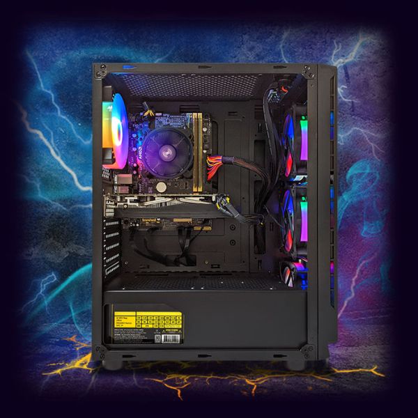 ИГРОВАЯ сборка "BanditForce 4070" | GeForce RTX 4070 12GB | AMD Ryzen 5 5600X |SSD M.2 | Wi-Fi | WIN11 | Монитор LED IPS 27"| Игровой набор