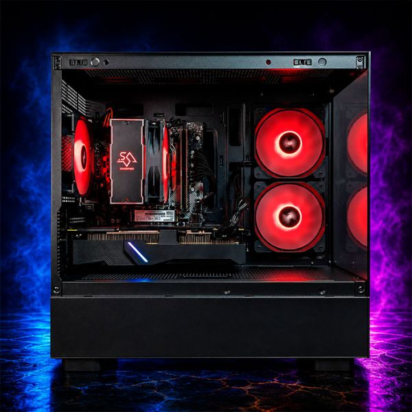 Игровой ПК "ZEVS PC 13620R" | Ryzen 5 5600 | RTX 4060TI 16GB | 16GB DDR4 |SSD 1TB | Монитор 27 QHD 165Hz