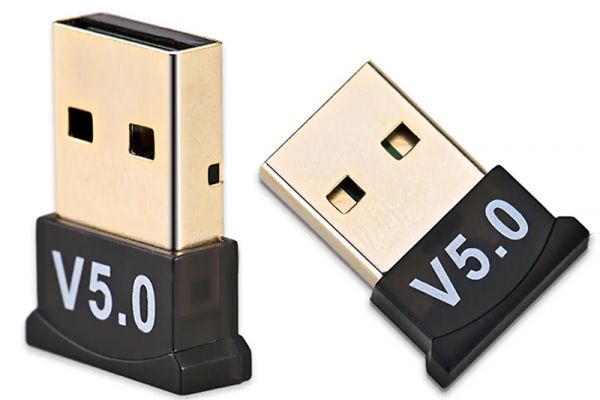 Беспроводной Bluetooth адаптер 5.0 для компьютера и ноутбука USB