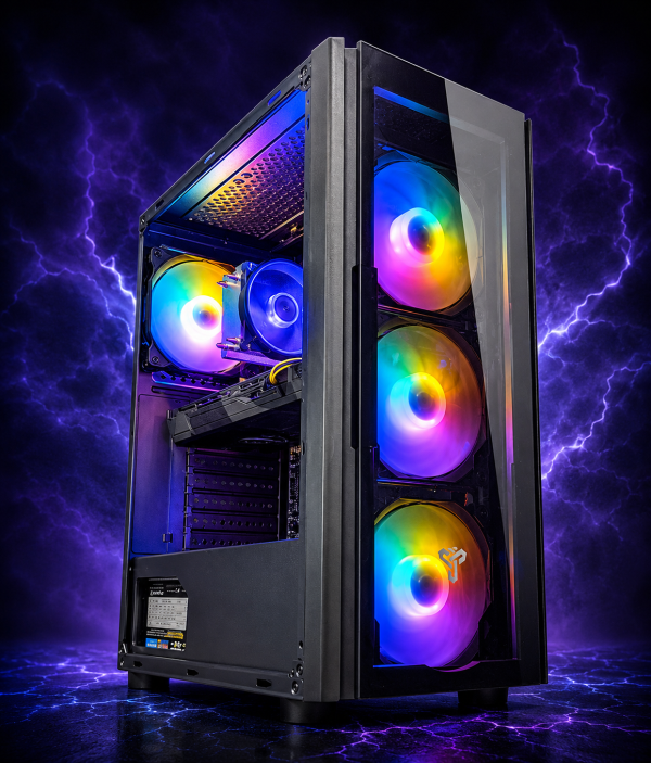 Игровой компьютер RYZEN 5 6 ядер + RTX 3060 +16GB DDR4+SSD M.2 (ZEVS PC13580U)