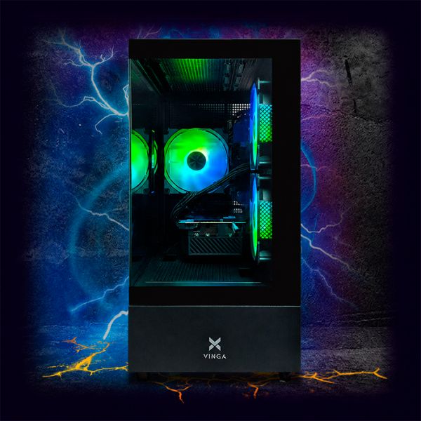 ИГРОВАЯ сборка "DarkWolf 6600 XT" | RX 6600 XT 8GB | AMD Ryzen 5 5600 |SSD M.2 | Wi-Fi | WIN11 | Монитор LED IPS 27"| Игровой набор