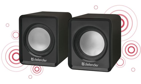 Колонки для компьютера и ноутбука Defender SPK 22 2х2W USB black