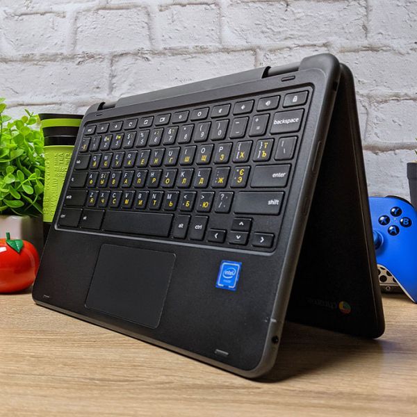 БУ Ноутбук Dell Chromebook 11 3189 11.6" Touch Screen HD Ready TN 64GB + Google Play + стилус в подарок