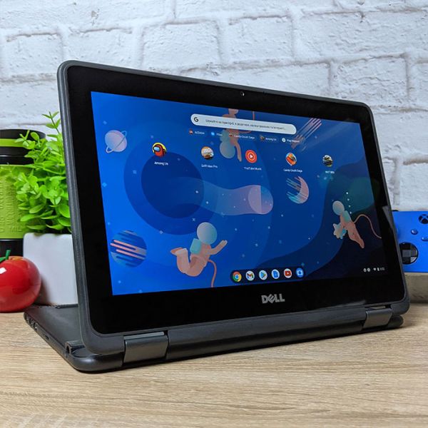 БУ Ноутбук Dell Chromebook 11 3189 11.6" Touch Screen HD Ready TN 64GB + Google Play + стилус в подарок