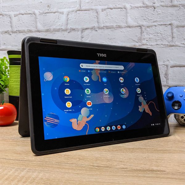БУ Ноутбук Dell Chromebook 11 3189 11.6" Touch Screen HD Ready TN 64GB + Google Play + стилус в подарок