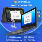 БУ Ноутбук Dell Chromebook 11 3189 11.6" Touch Screen HD Ready TN 64GB + Google Play + стилус в подарок