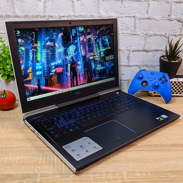 Мощный ноутбук DELL G7 7588 White 15.6" i7 8750H GTX 1060 Max-Q 6GB 16GB RAM + SSD