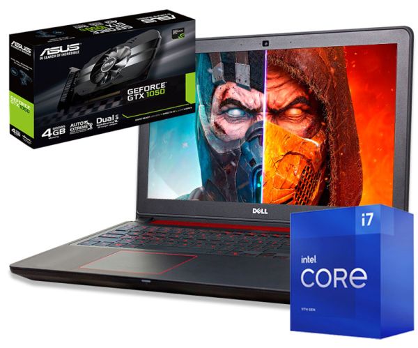 АКЦИЯ! Крутой Игровой Мощный Ноутбук DELL Inspiron 15 5577 15.6" i7 7700HQ Nvidia GTX 1050 4GB 16GB 512GB SSD