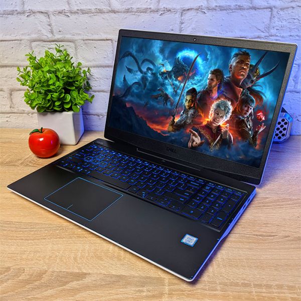 Потужний ноутбук DELL Inspiron G3 15 3590 (P89F White) 15.6" i7 9750H GTX 1660Ti 6GB Max-Q 16GB +SSD+нова батарея