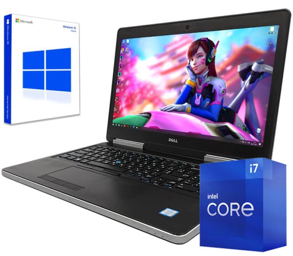 БВ Ноутбук Dell Precision 7520 15.6" 4K IPS i7 7820HQ Nvidia Quadro M2200 4GB 16GB + SSD