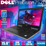 БУ Ноутбук Dell Precision 7520 15.6" FHD IPS i7 7920HQ Quadro M2200 4GB 16GB 256GB SSD