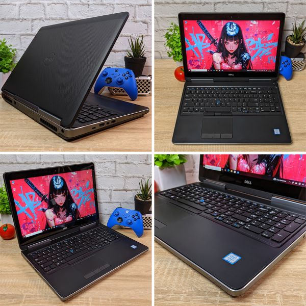 БУ Ноутбук Dell Precision 7520 15.6" FHD IPS i7 7820HQ Quadro M2200 4GB 16GB + 250GB SSD