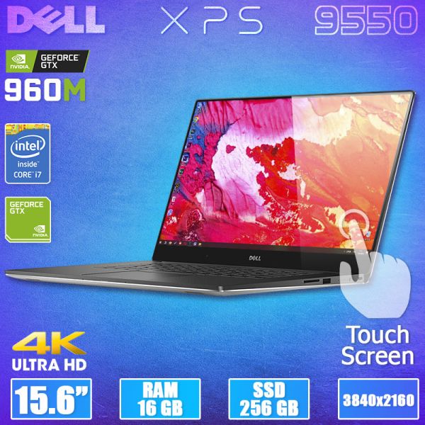 БУ ноутбук Dell XPS 15 9550 15.6" 4K IPS Touch i7 6700HQ GTX 960M 2GB 16GB RAM 256GB SSD