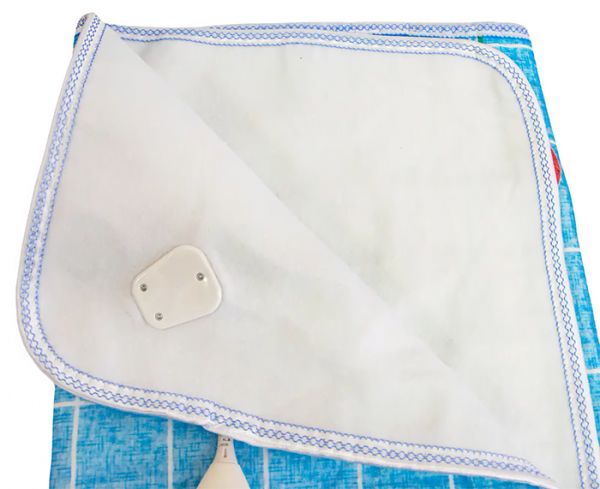 Электропростынь Electric Blanket 150х160см в клеточку Вишня