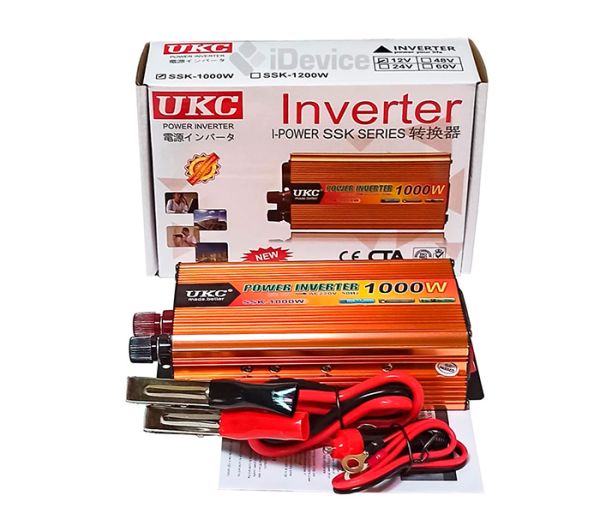 Преобразователь напряжения инвертор UKC SSK 1000W AC/DC 12V-220V