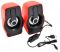 Колонки USB PRIME FT-185 Black Red