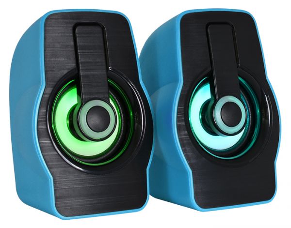 Колонки USB PRIME FT-185 BLUE
