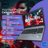 БУ Ноутбук Fujitsu Celsius H770 15.6" FHD IPS i7 7700HQ Quadro M1200 4GB 16GB 512GB SSD