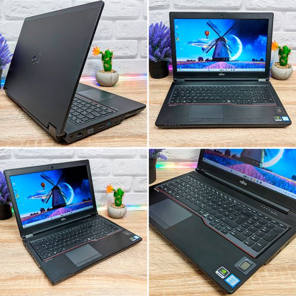 БУ Ноутбук Fujitsu Celsius H780 15.6" FHD IPS i7 8750H Quadro P600 4GB 16GB 512GB SSD