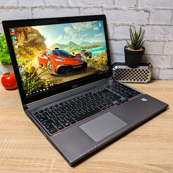 БУ Ноутбук Fujitsu LIFEBOOK E756 15.6" FHD IPS i5 6300U 8GB RAM 256GB SSD+ веб камера в подарок