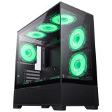 Корпус GAMEMAX Vista M Tempered Glass без БП Black