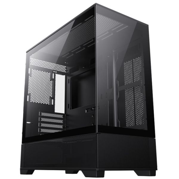 Корпус GAMEMAX Vista M Tempered Glass без БП Black