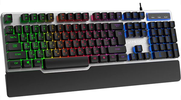 Клавиатура проводная GamePro GK599 Stinger USB Grey
